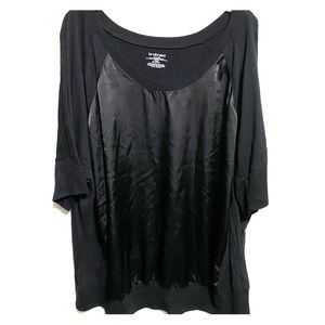 Lane Bryant Women’s plus size 26/28 Top black